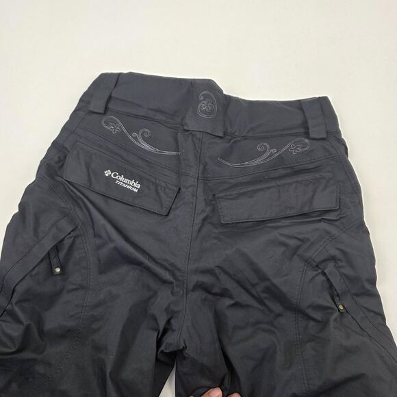 Columbia Titanium Pants Womens Small Black Omni-Tech Insulated Ski Snow Winter - Picture 4 of 16